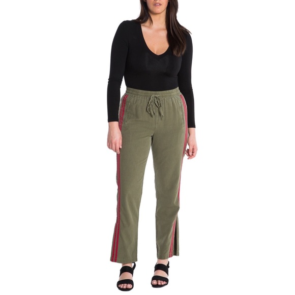 Da-Nang Military Green Track Clover Pant M - Picture 3 of 12